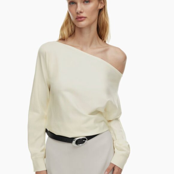 Aritzia Babaton Inspiration Sweater in White - Picture 6 of 7